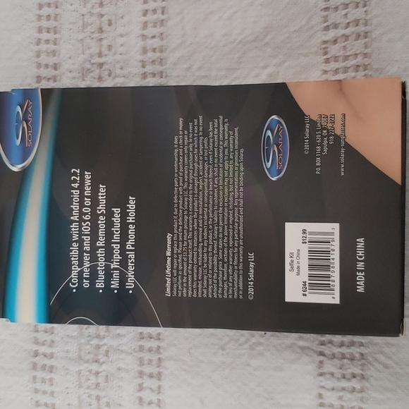 Selfie stick tripod, double charging cable, pocket juice portable charger - Picture 8 of 9